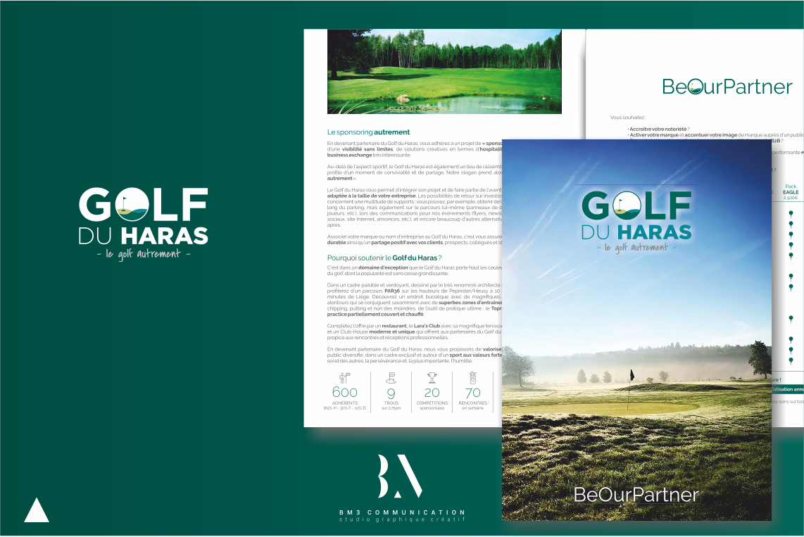 Dossier Sponsor Golf du Haras Verviers Pepinster by BM3 Communication